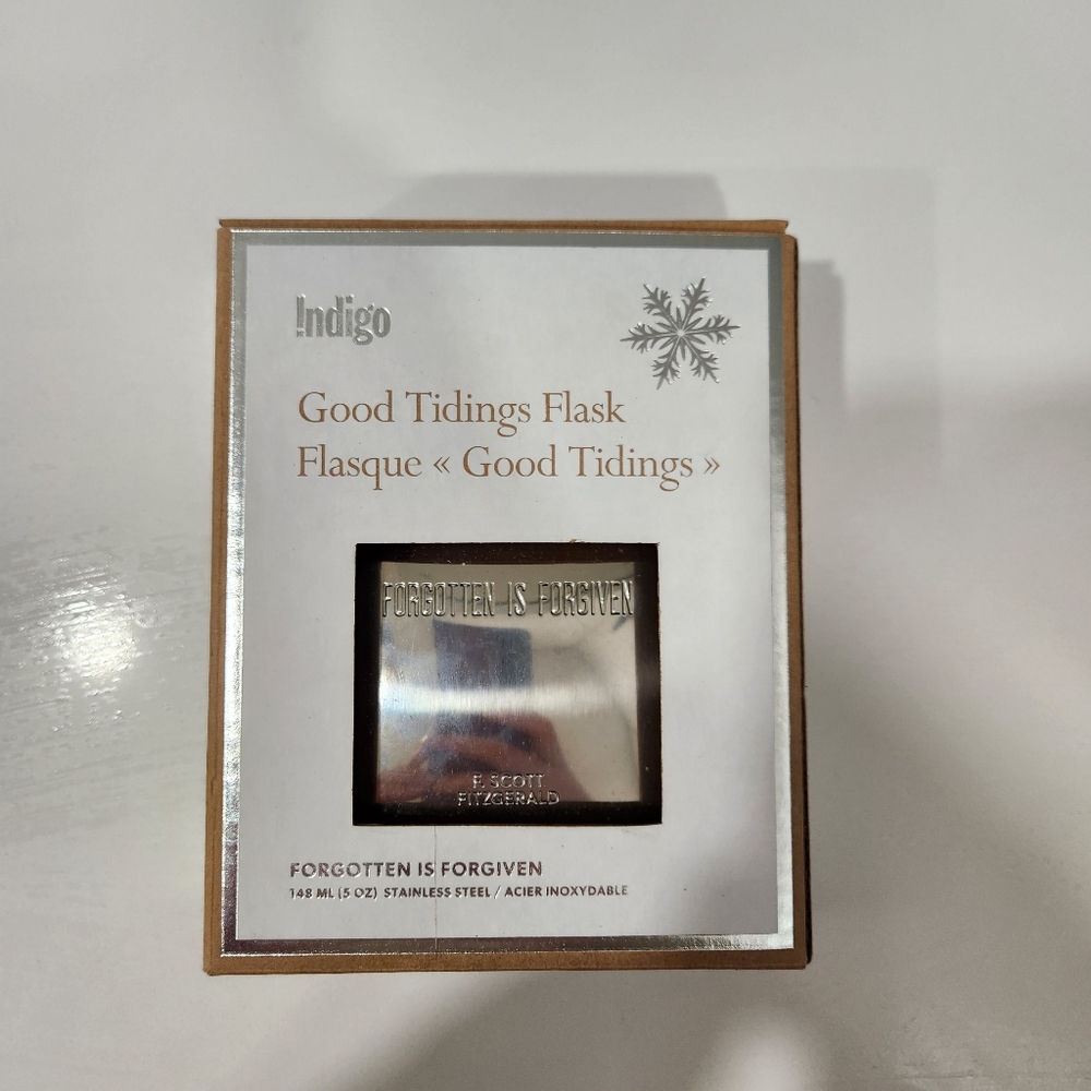 New in Package Good Tidings Flask
